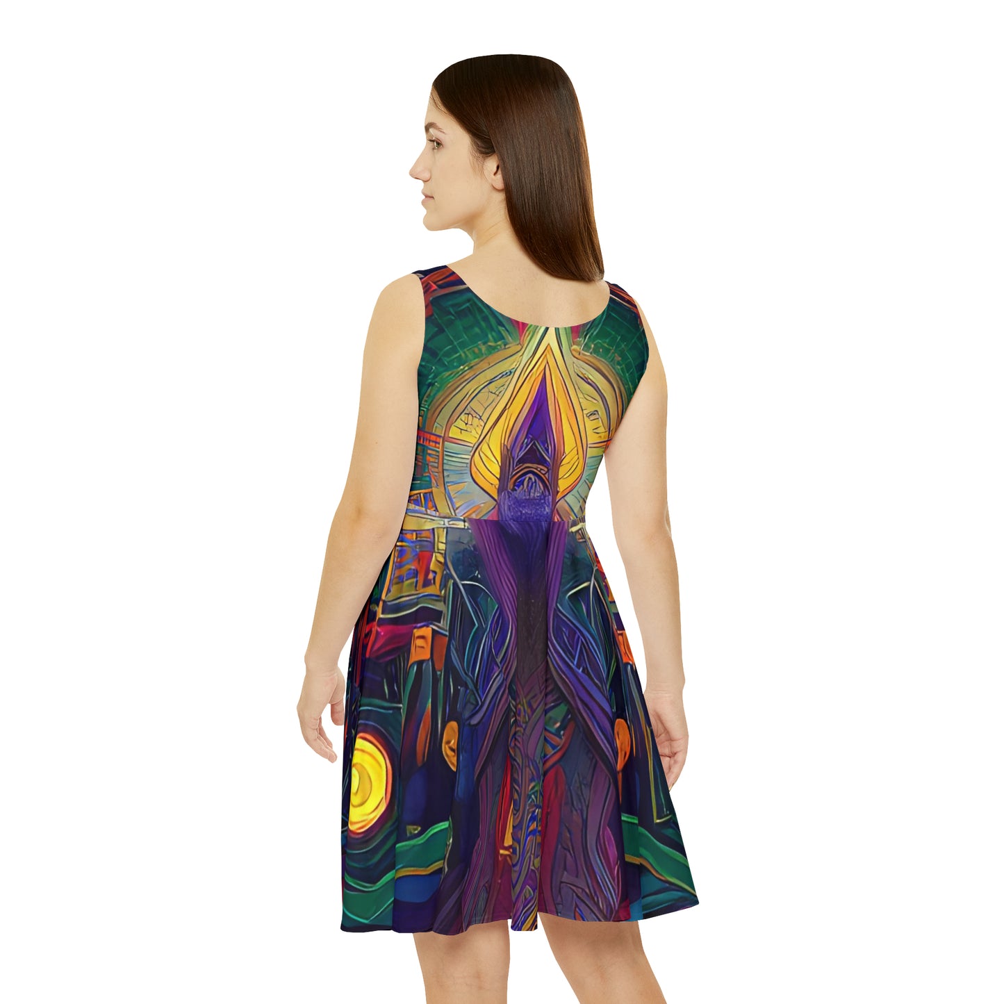 'Mantra' Women's Skater Dress (AOP)