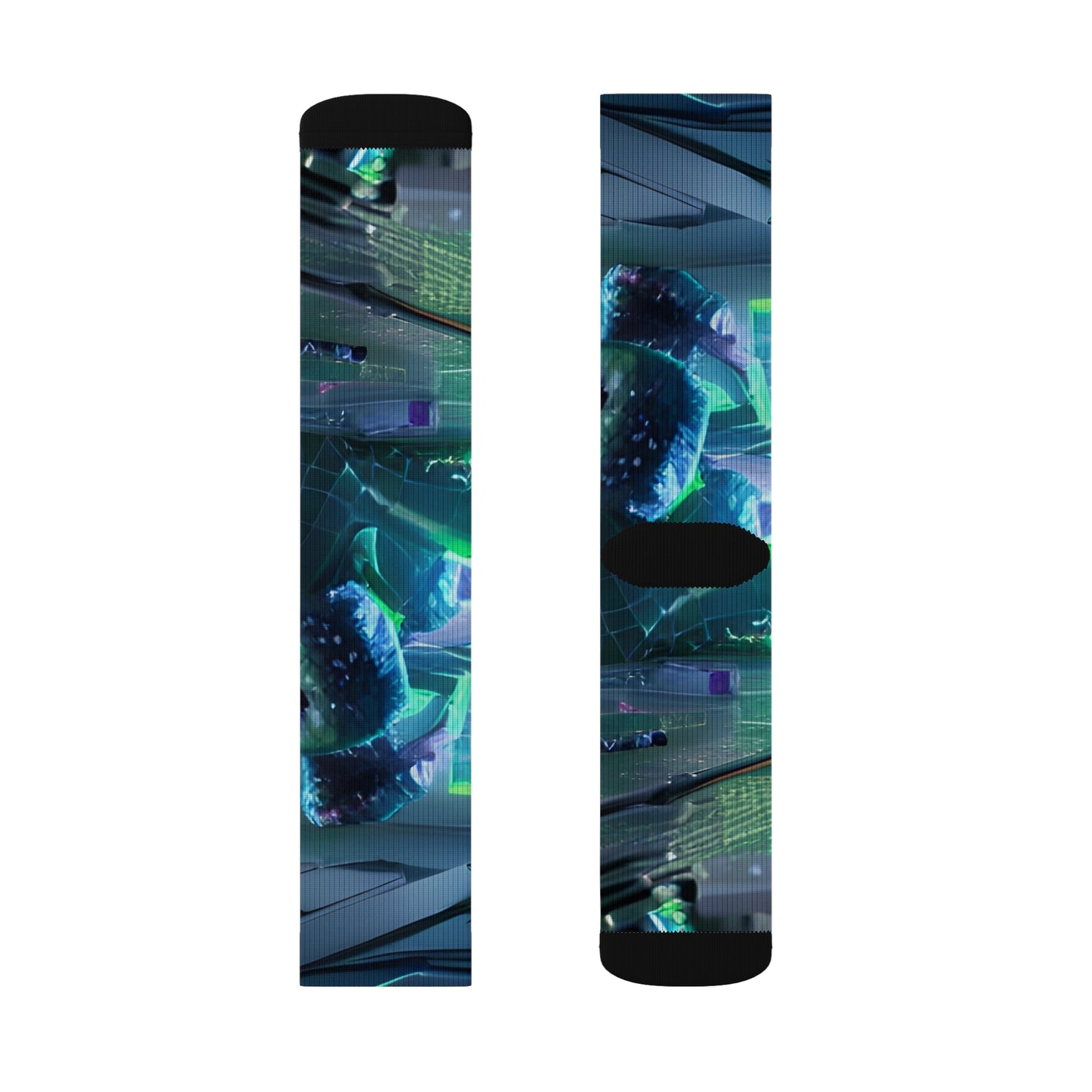 'Dark Sparks' Sublimation Socks