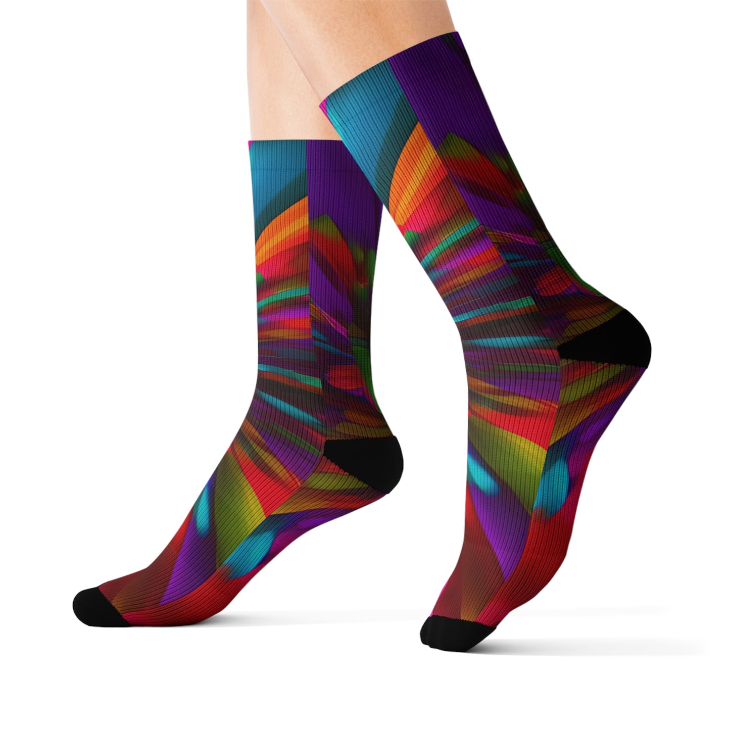 'Warped' Sublimation Socks