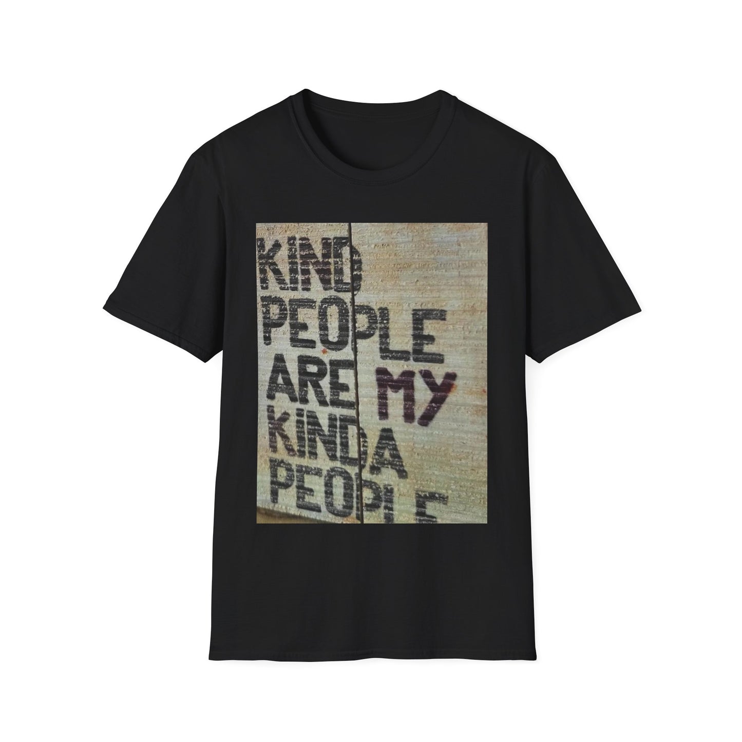 'Kind People' Unisex Softstyle T-Shirt