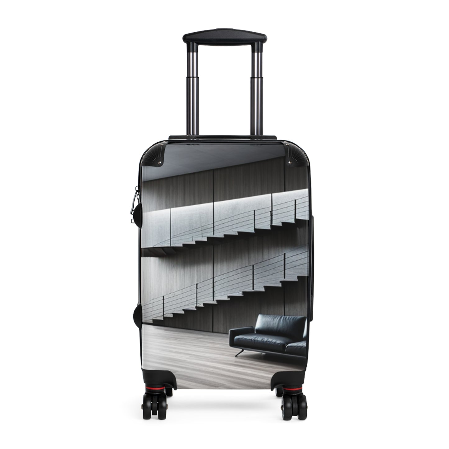 Grey and Black Room Suitcase