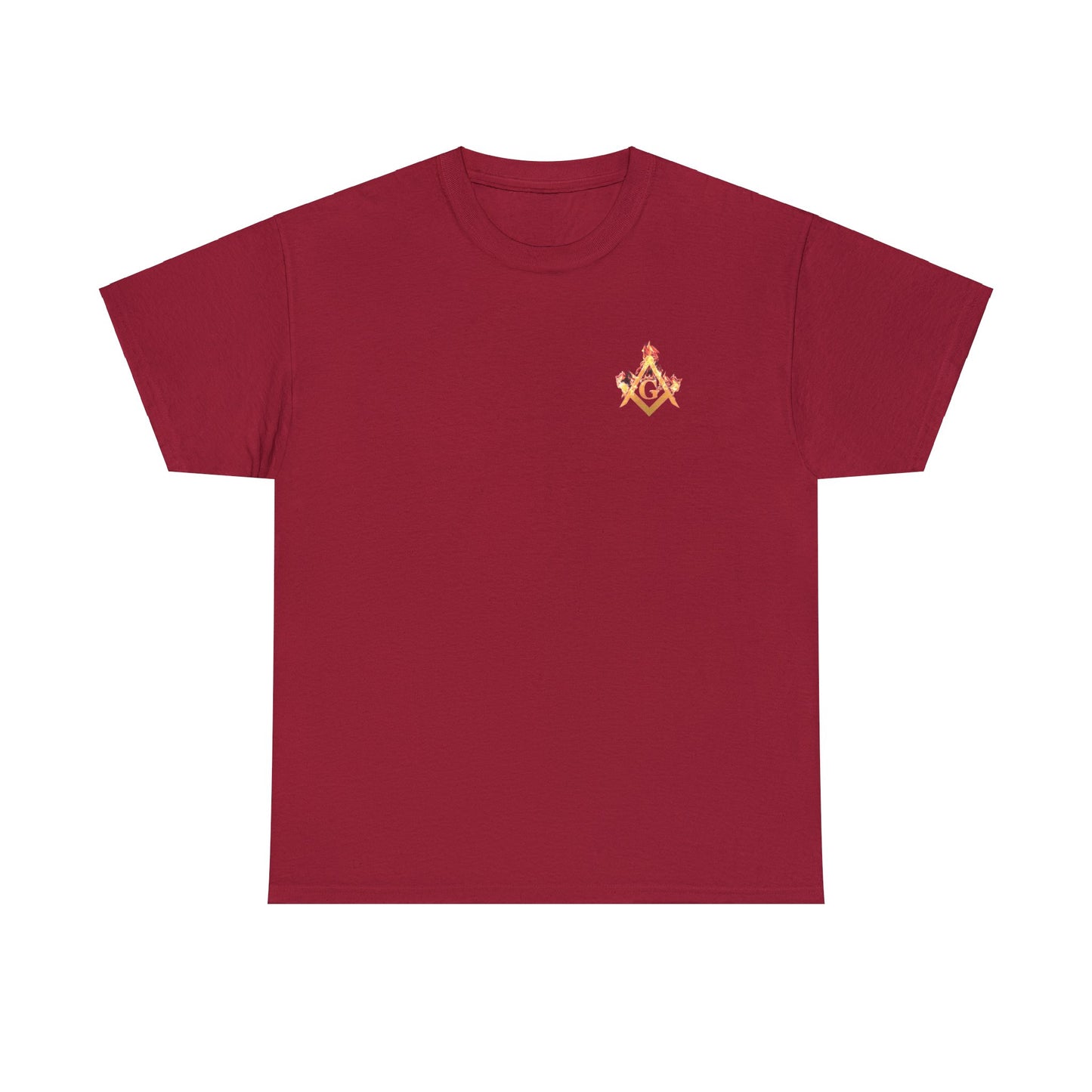 'Freemason fire shirt' Unisex Heavy Cotton Tee