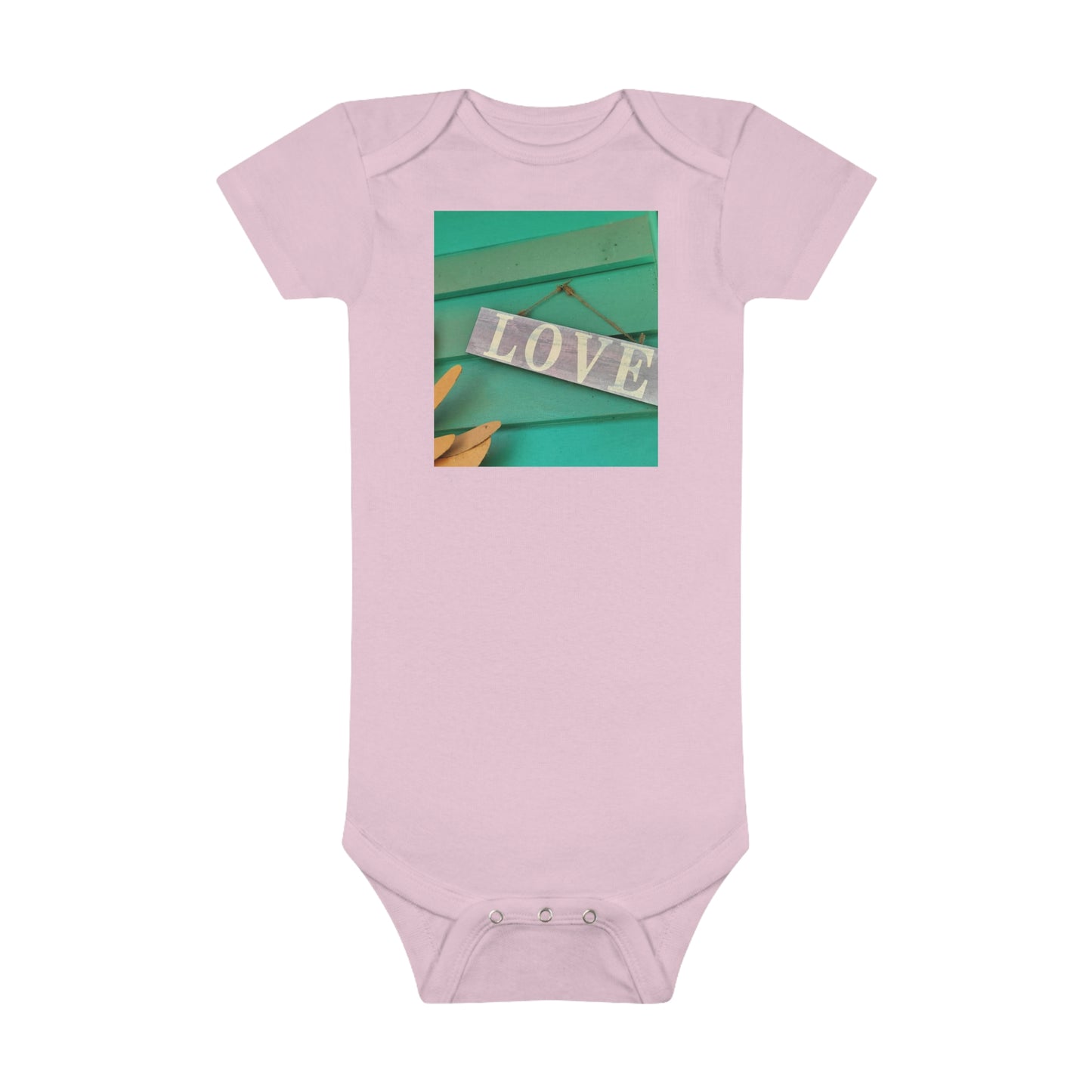 'Love' Baby Short Sleeve Onesie®