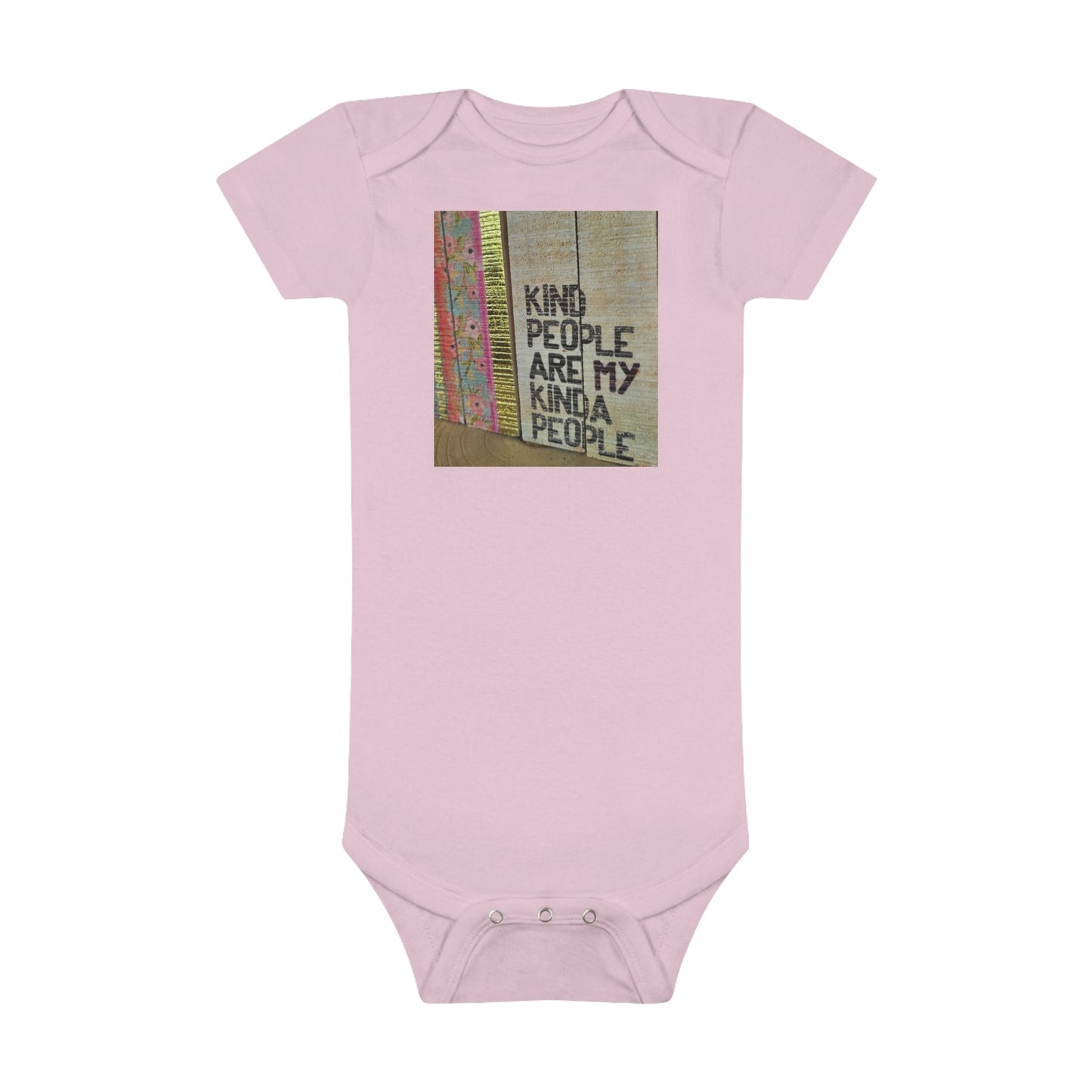 'Kind People' Baby Short Sleeve Onesie®