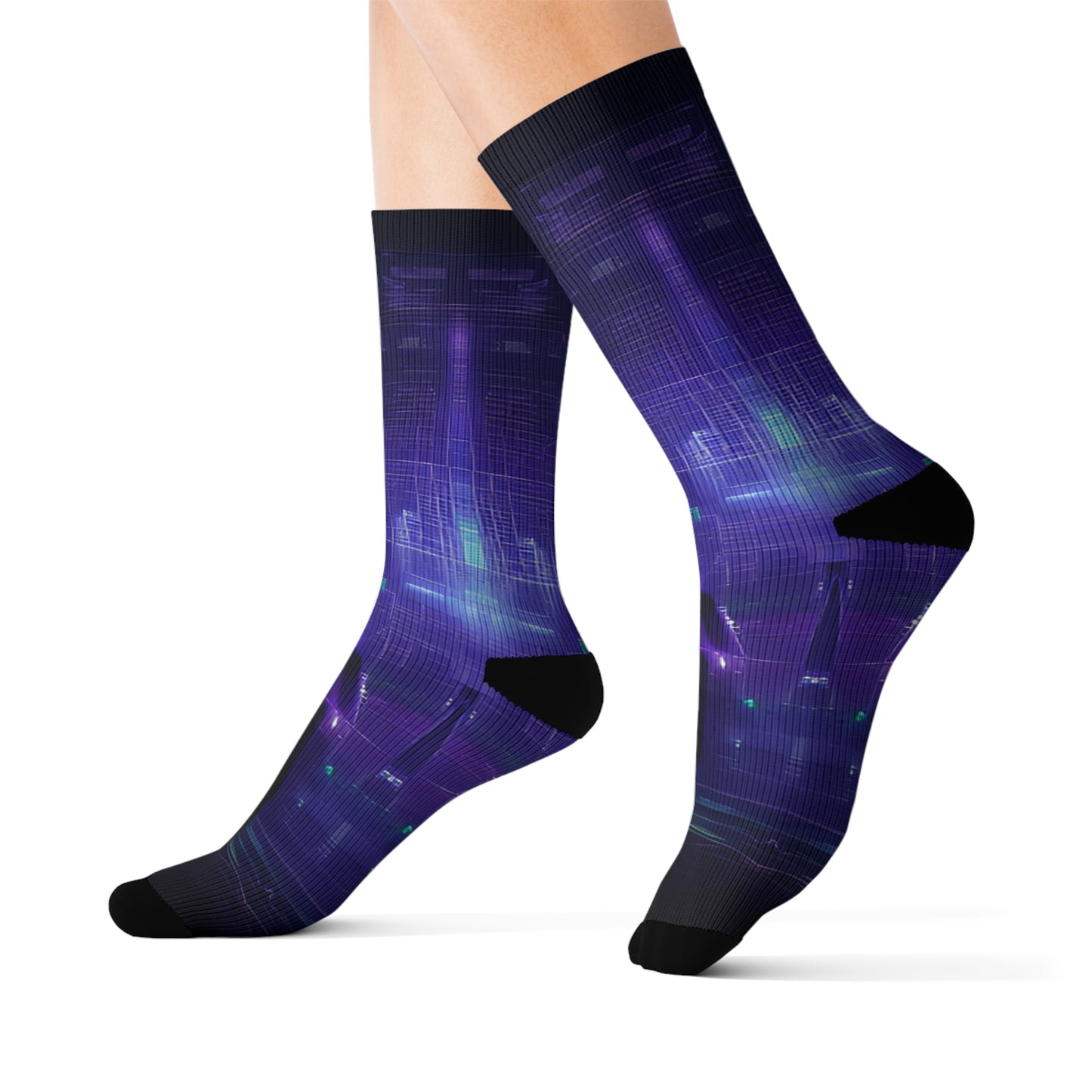 'Hint of Pop' Sublimation Socks