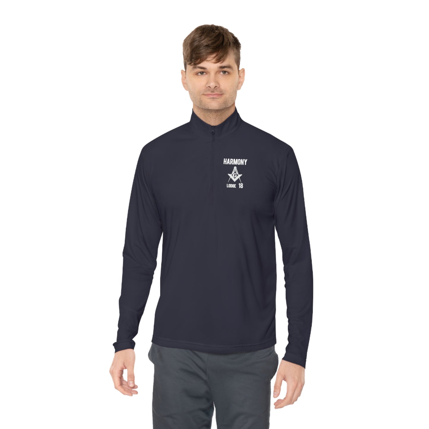 'Harmony lodge 18 Pull Over' Unisex Quarter-Zip Pullover