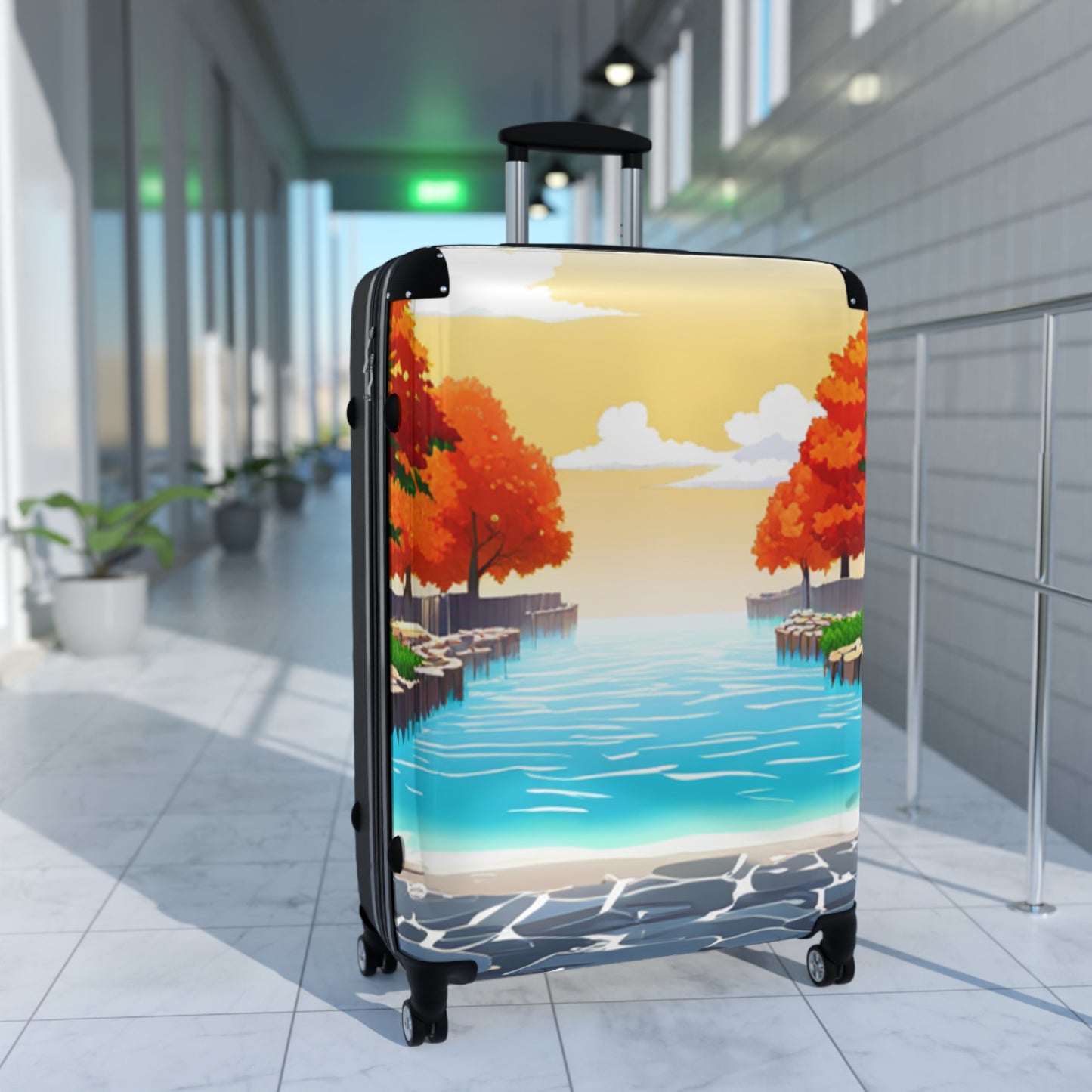 "Apricot Trees" Suitcase