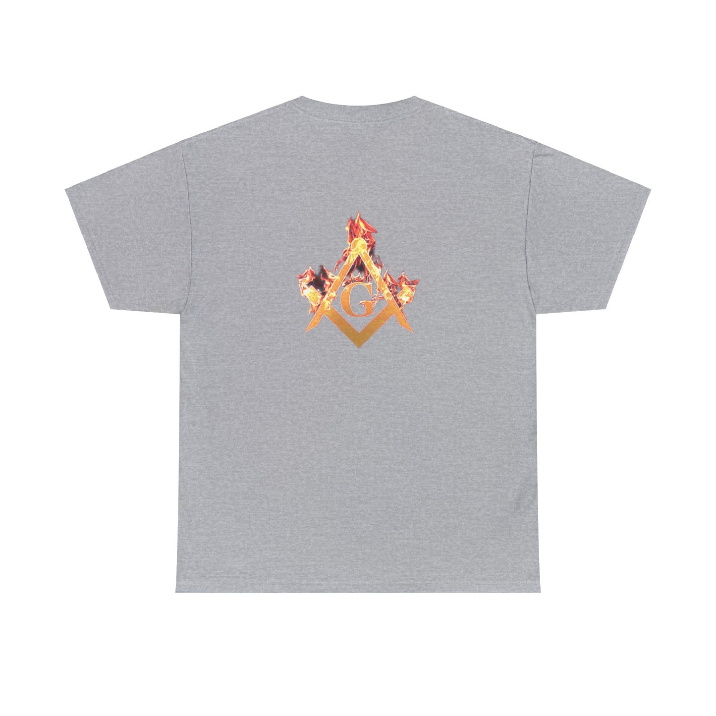 'Freemason fire shirt' Unisex Heavy Cotton Tee