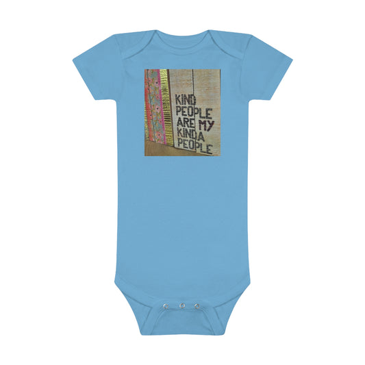 'Kind People' Baby Short Sleeve Onesie®