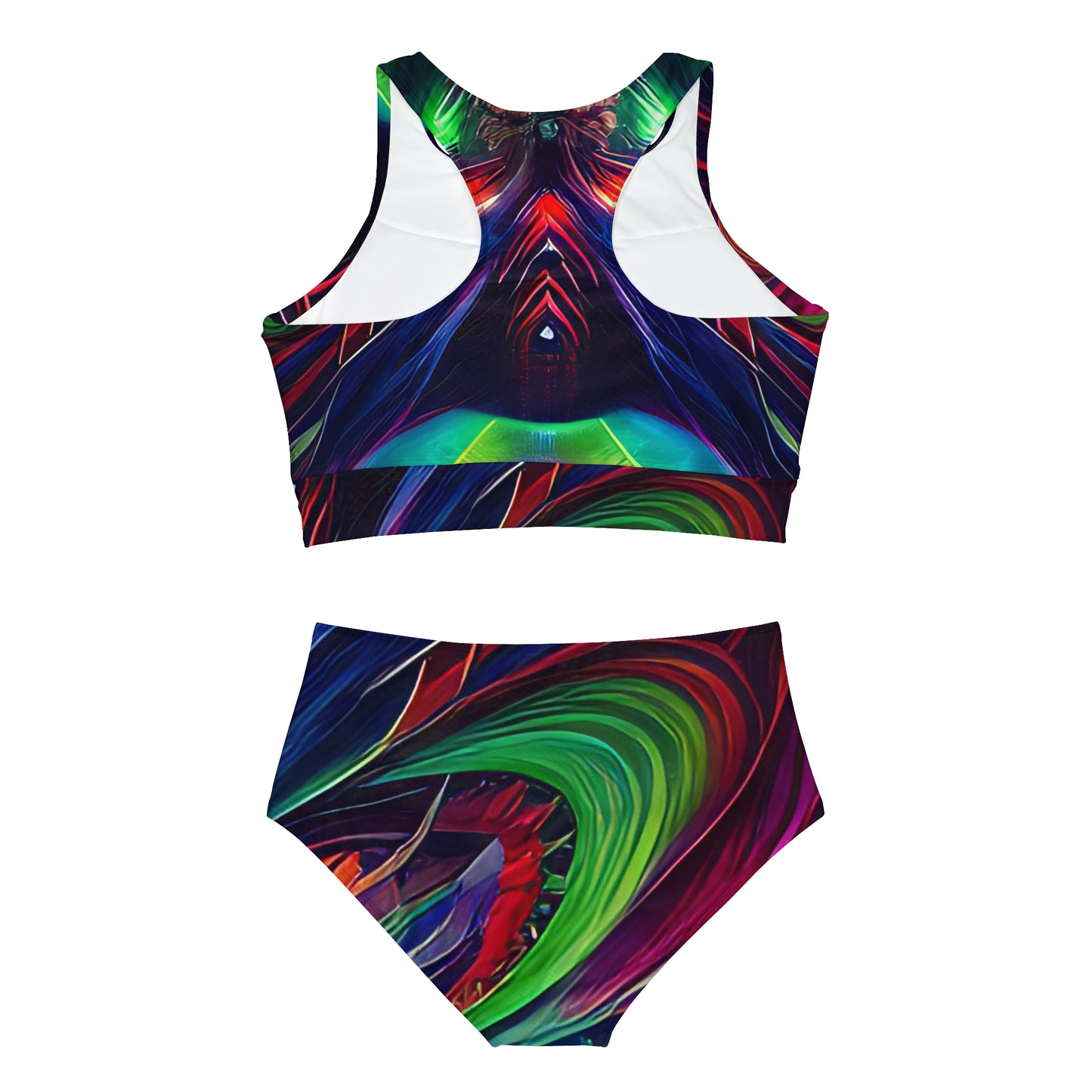 'Rings of Strength' Sporty Bikini Set (AOP)