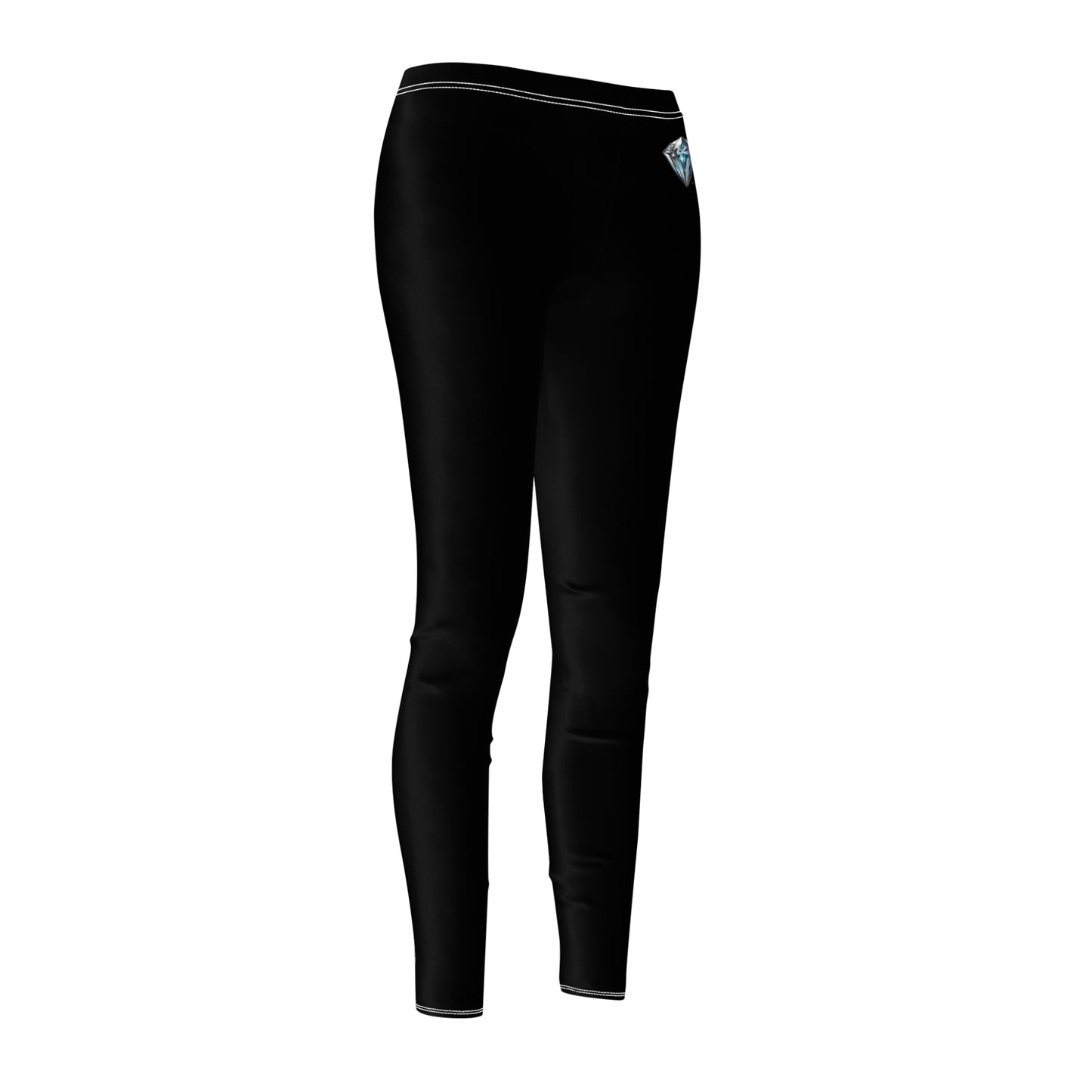 Diamond Women's Cut & Sew Casual Leggings (AOP)