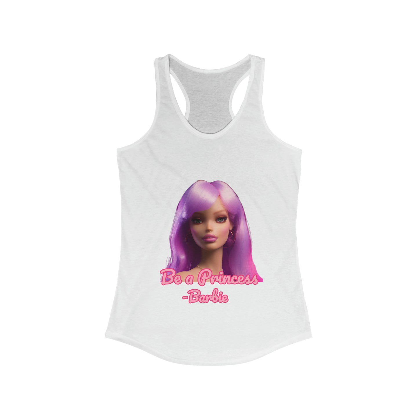 Princess Quote Women's Ideal Racerback Tank