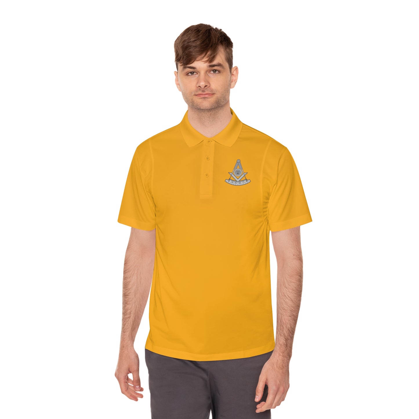 'Pastmaster Freemason' Men's Sport Polo Shirt