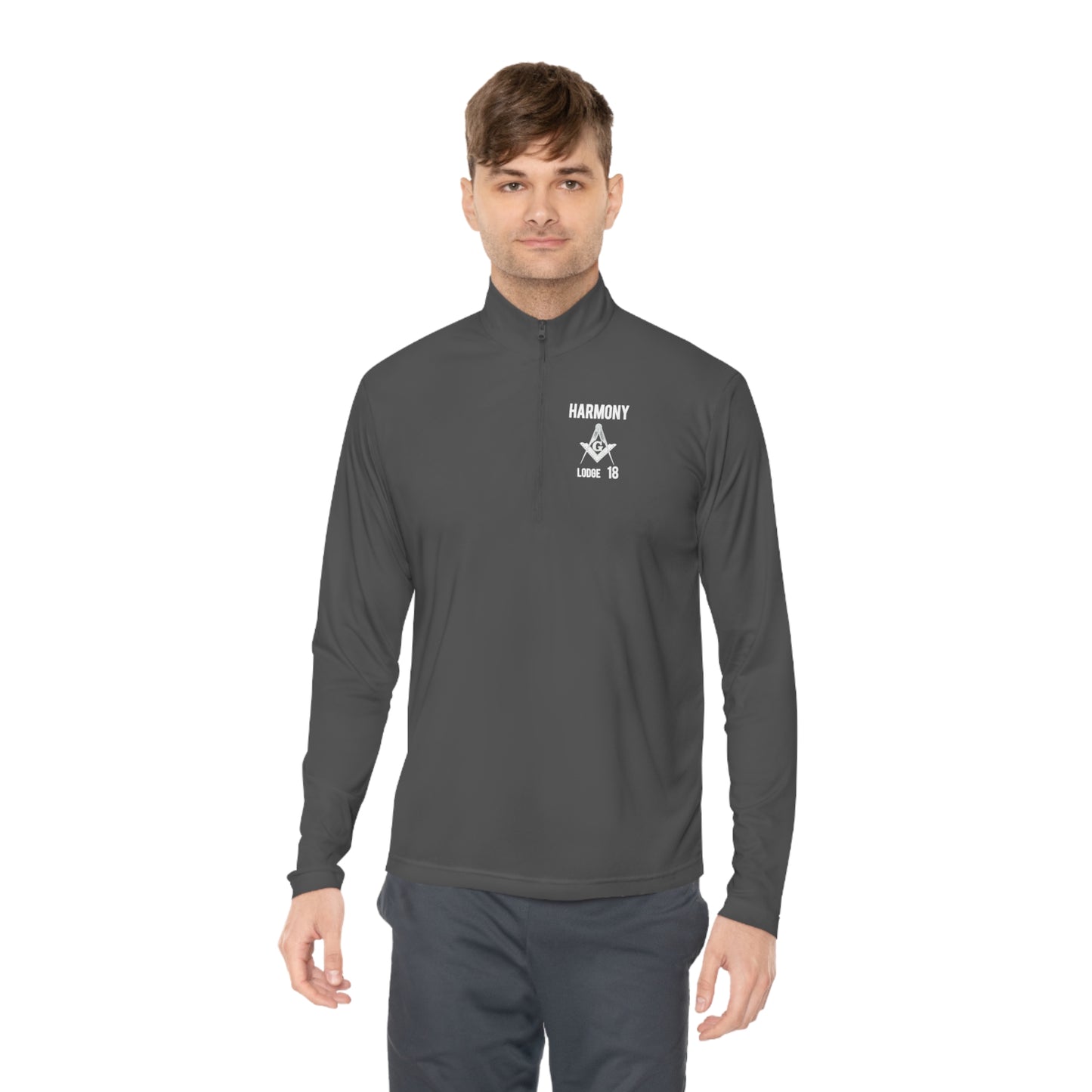 'Harmony lodge 18 Pull Over' Unisex Quarter-Zip Pullover