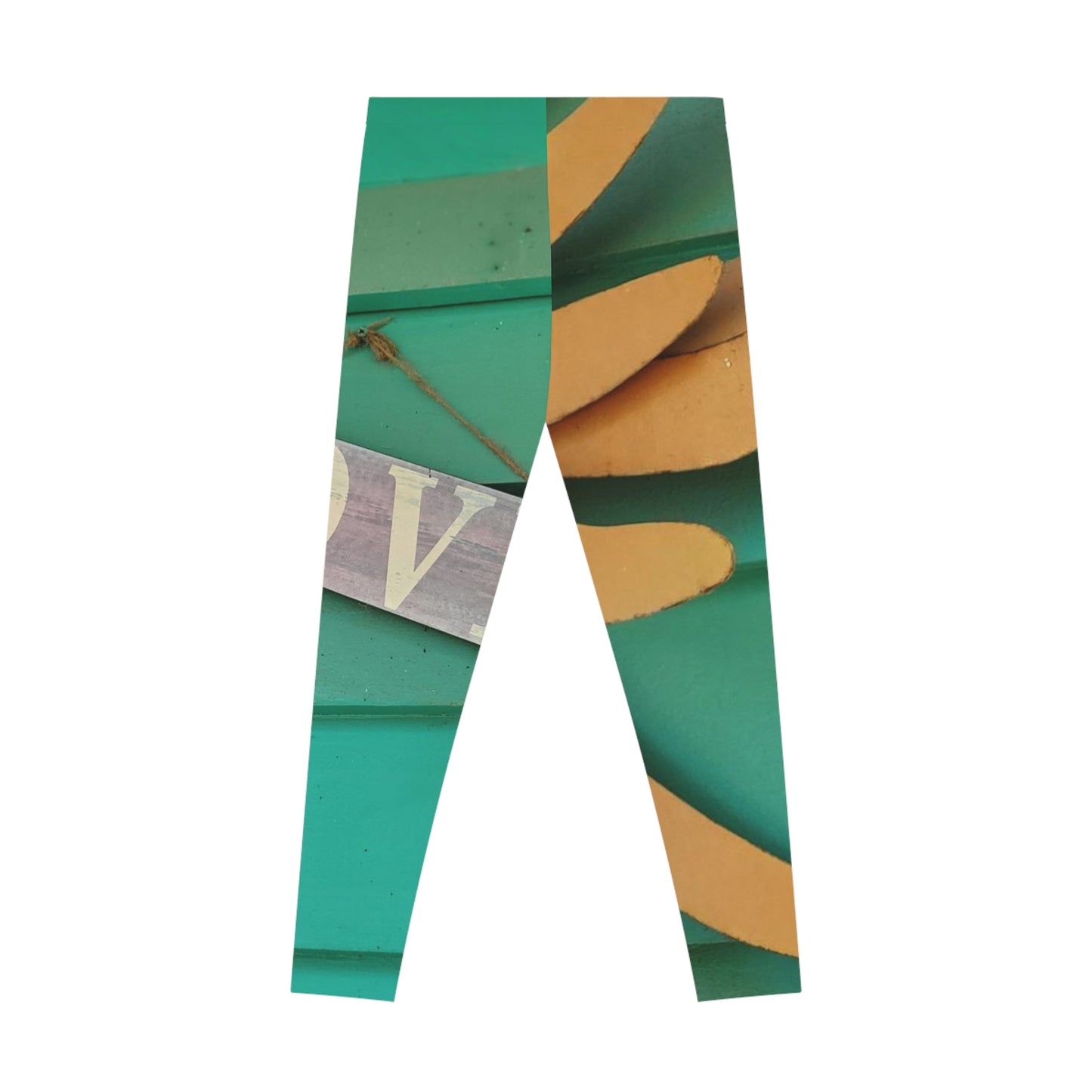 'Love' Stretchy Leggings (AOP)