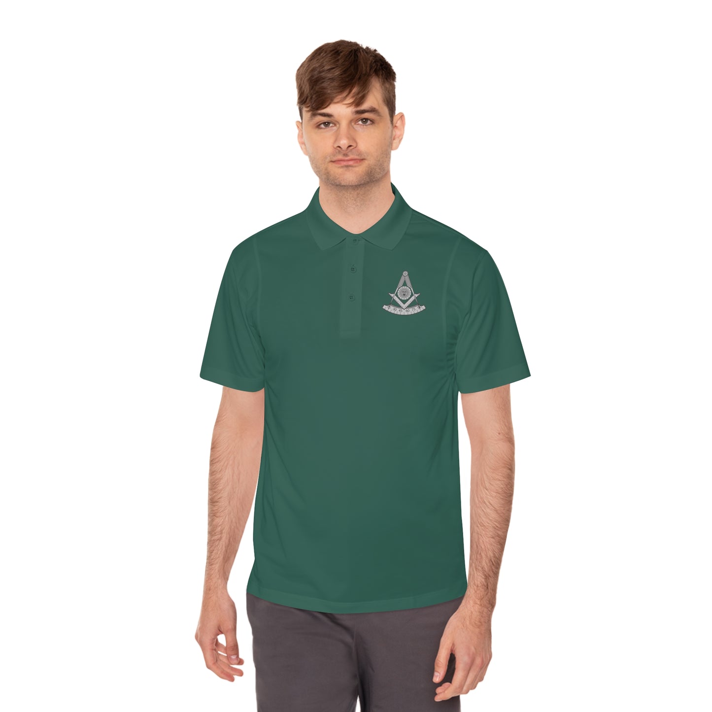 'Pastmaster Freemason' Men's Sport Polo Shirt