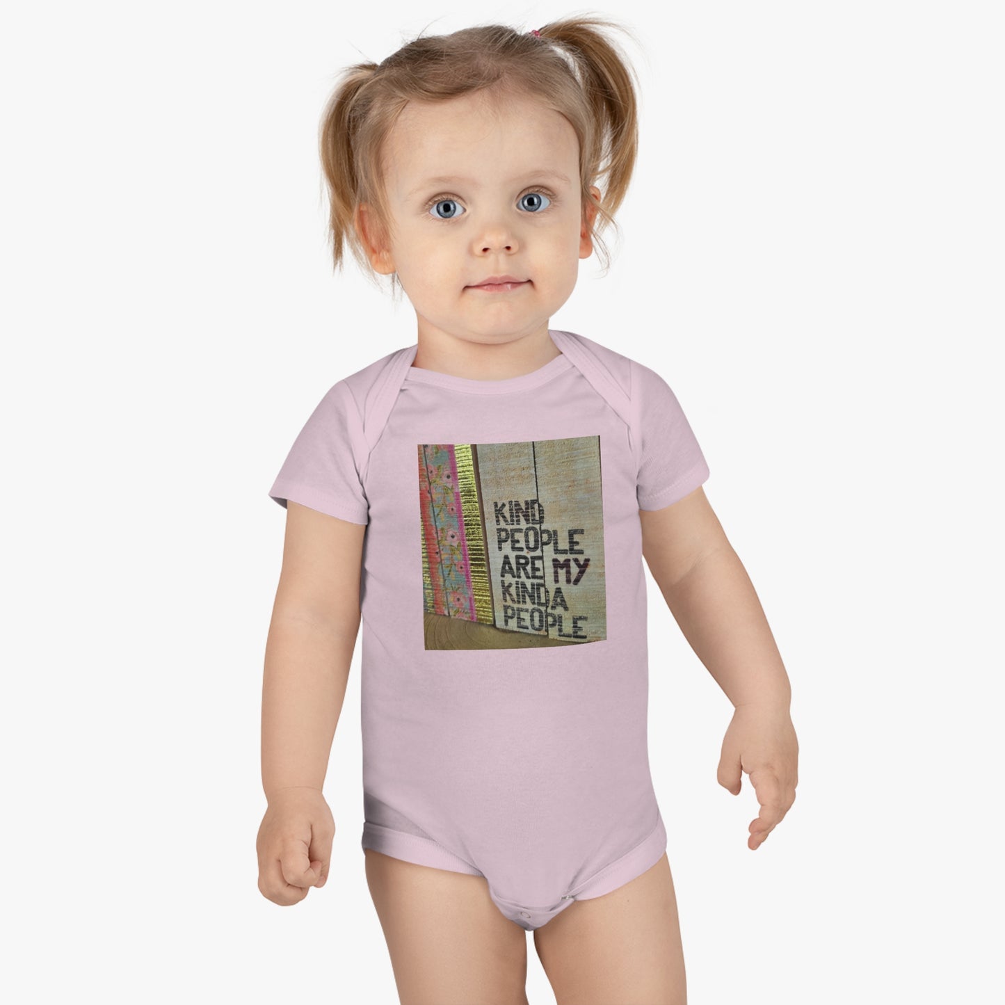 'Kind People' Baby Short Sleeve Onesie®