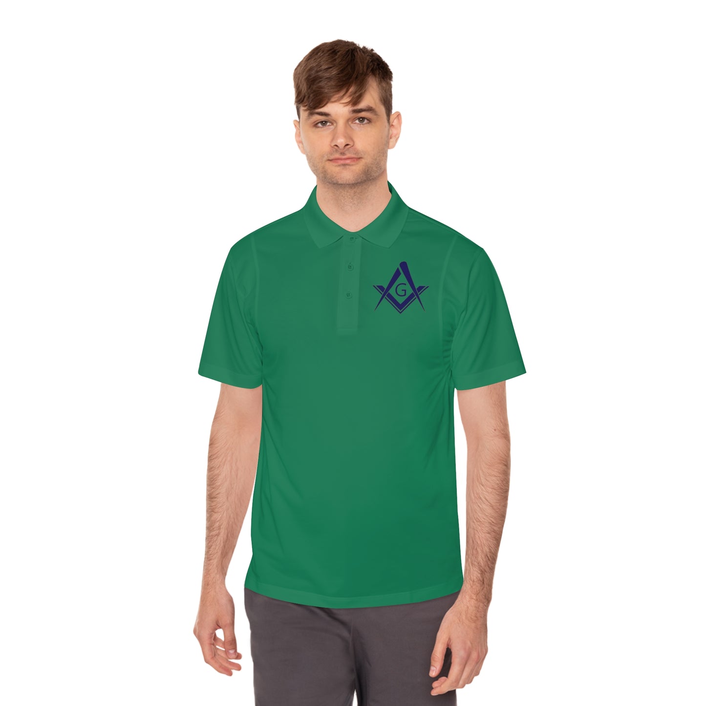 'Freemason' Men's Sport Polo Shirt