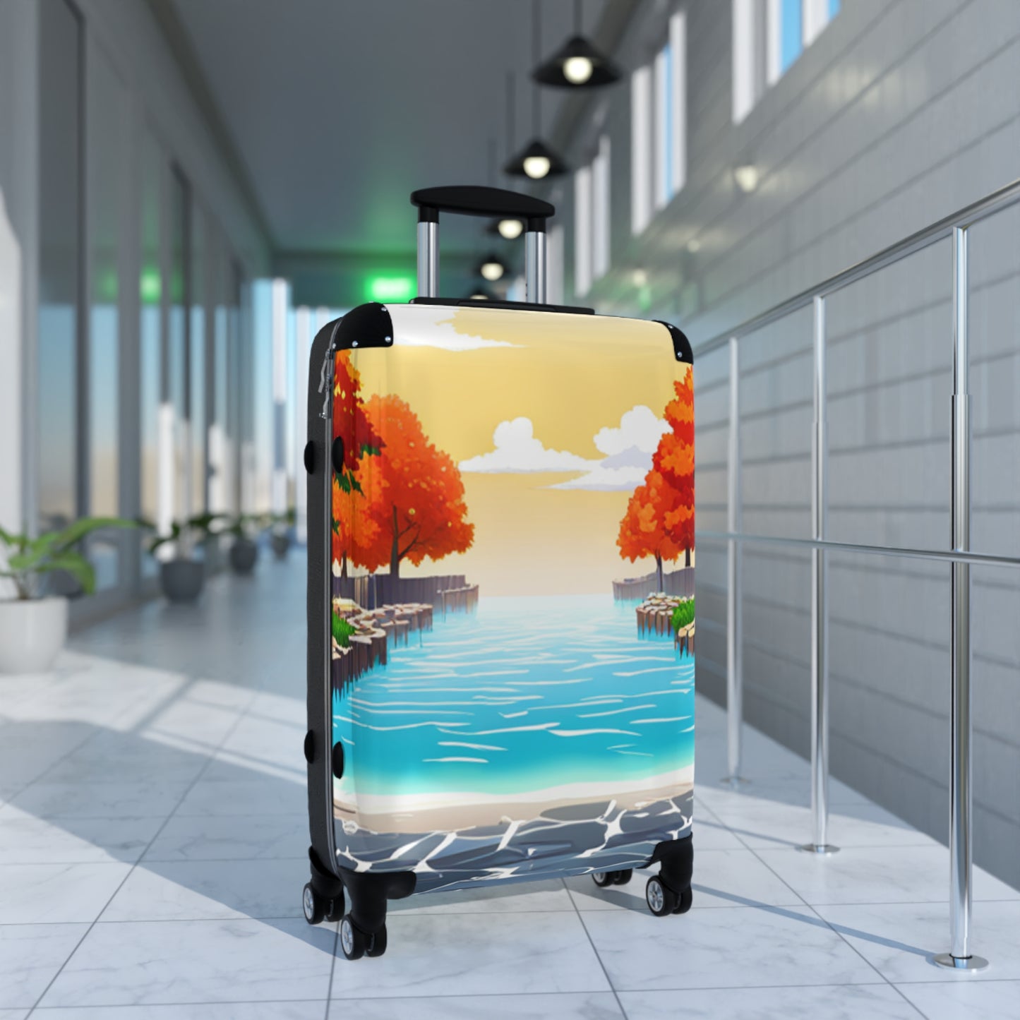 "Apricot Trees" Suitcase