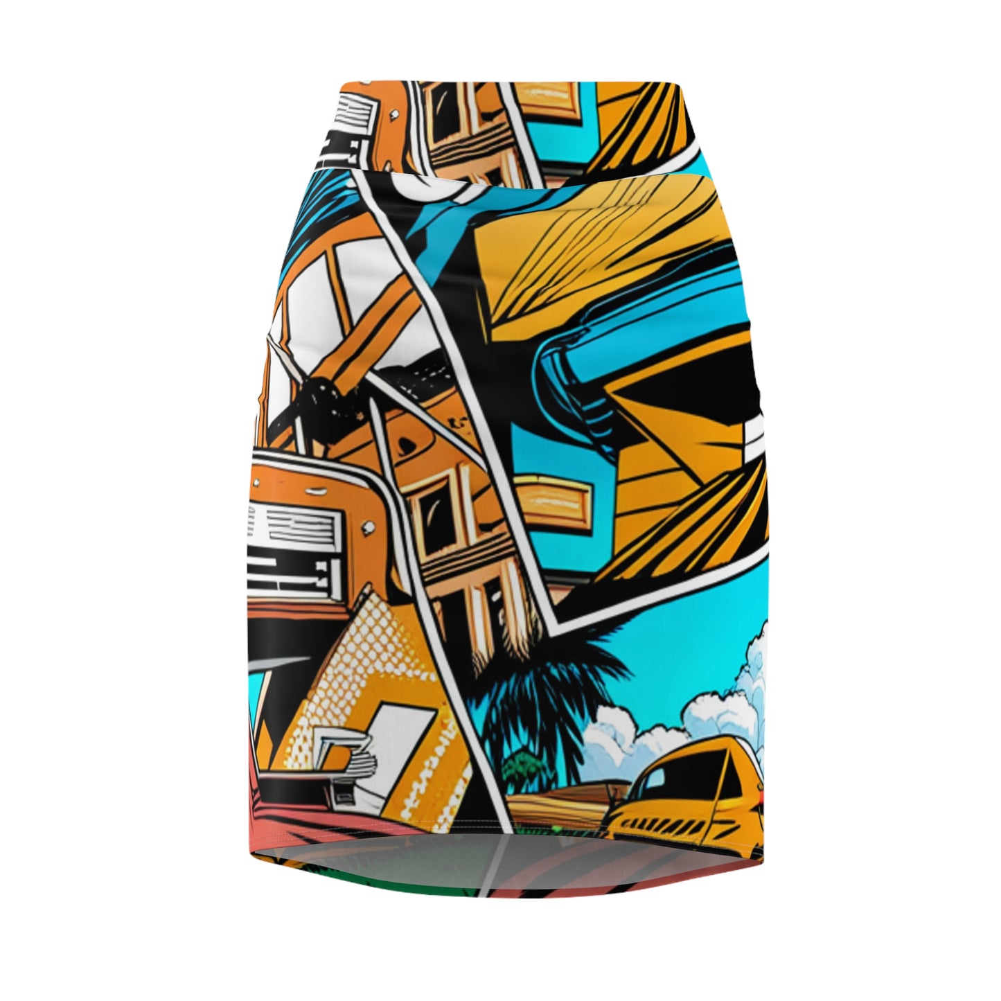 Comic Con Town Anime Skirt