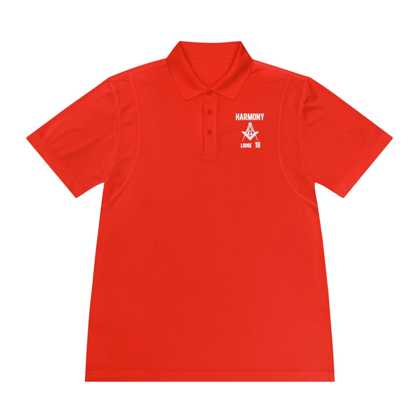 'Harmony Lodge 18' Men's Sport Polo Shirt