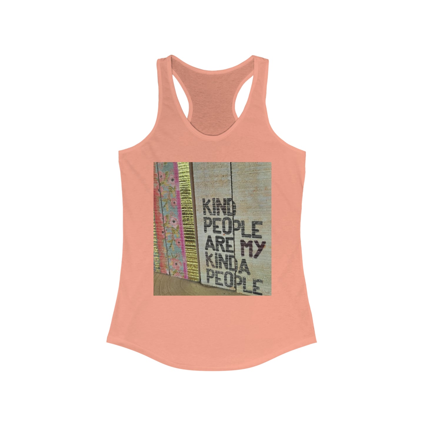 'Kind People' Women's Ideal Racerback Tank