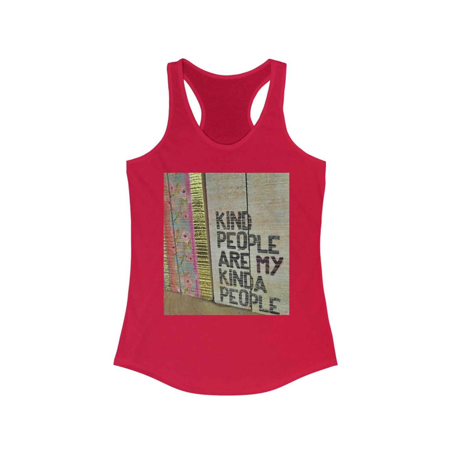 'Kind People' Women's Ideal Racerback Tank