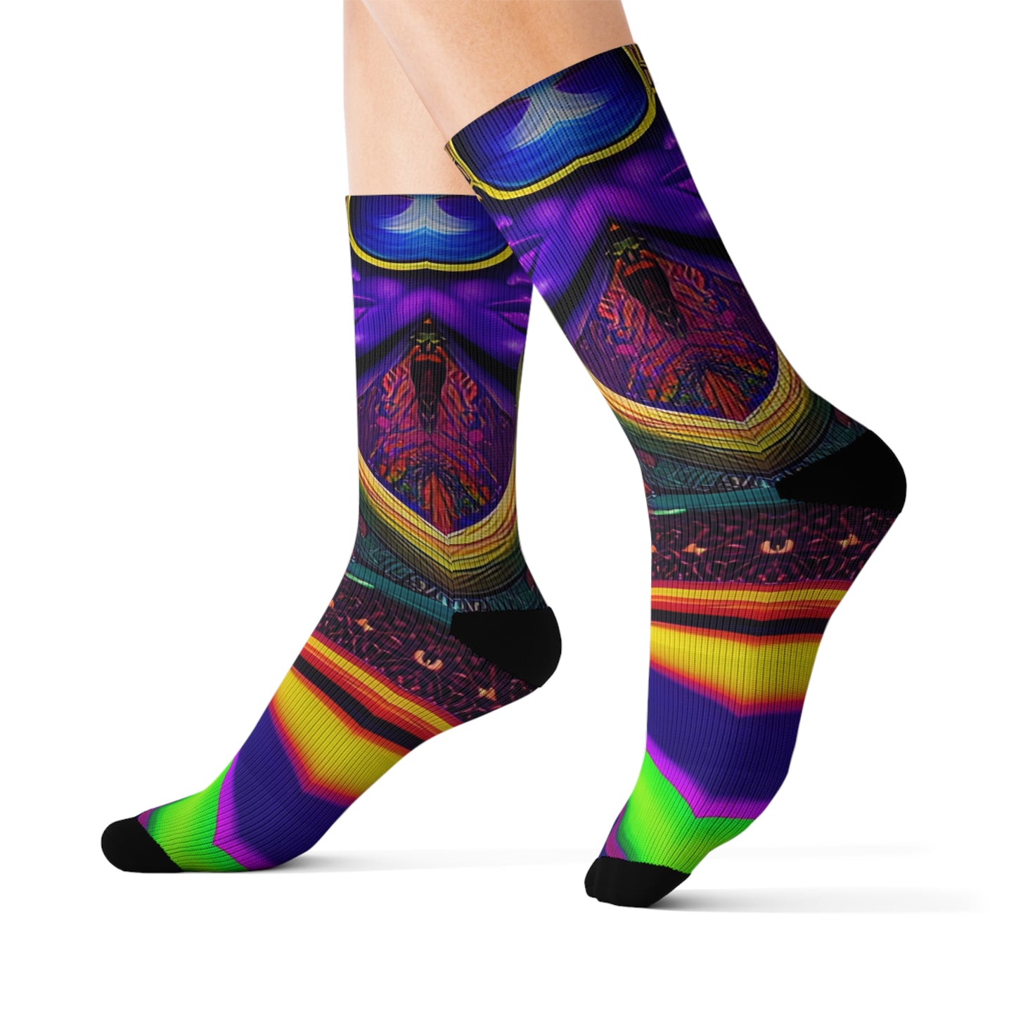 'Chill Vibes' Sublimation Socks