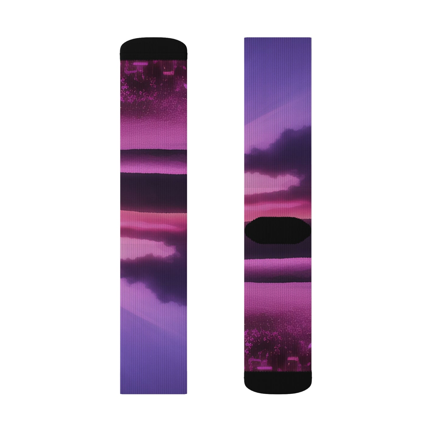 'Purple Power' Sublimation Socks