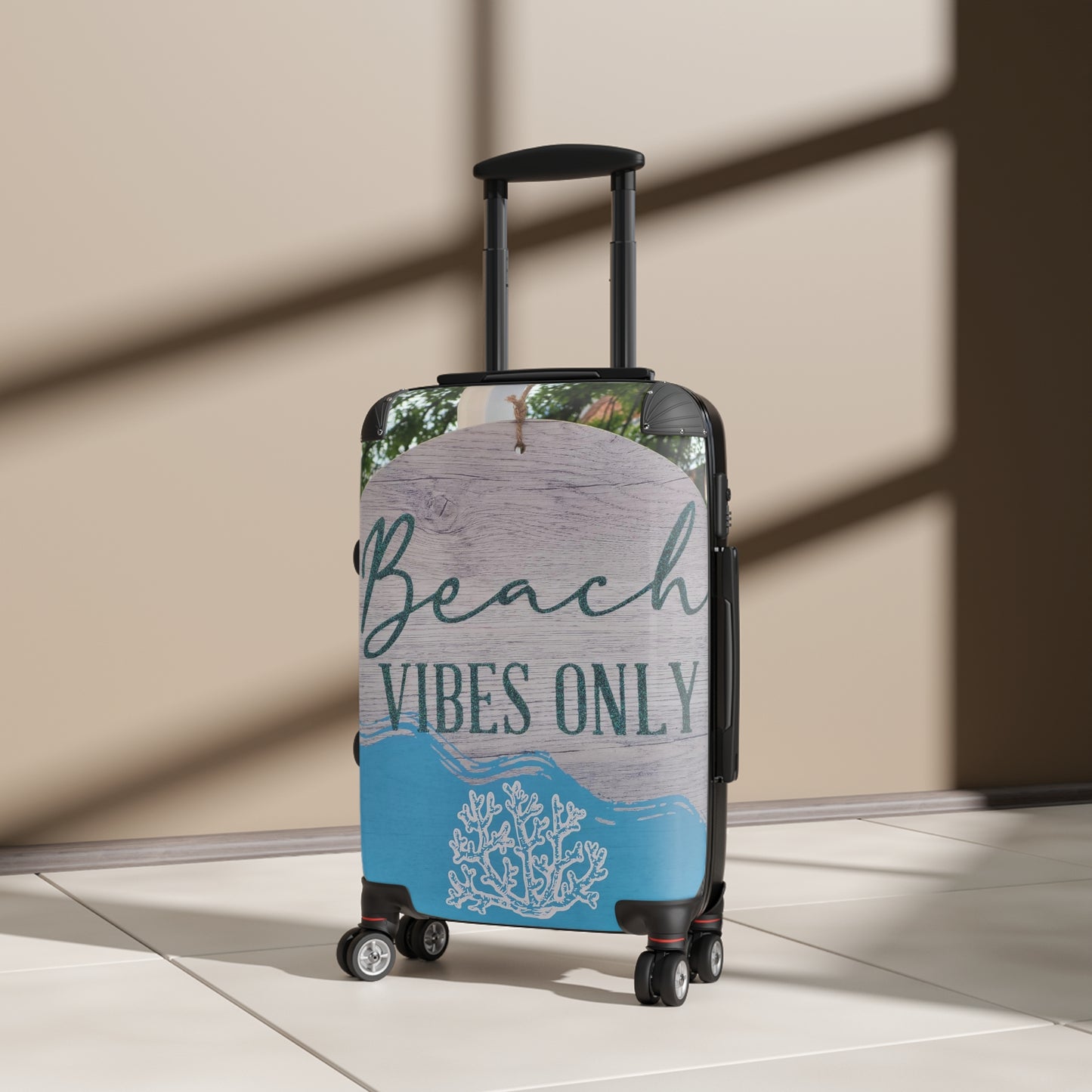 ‘Beach Vibes Only’ Suitcase