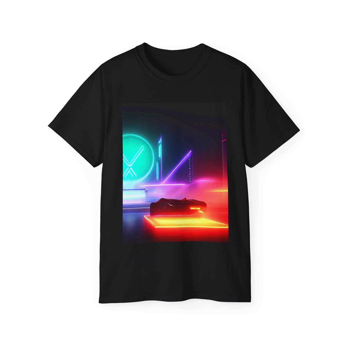 'Batcar in Electric-Land' Unisex Ultra Cotton Tee