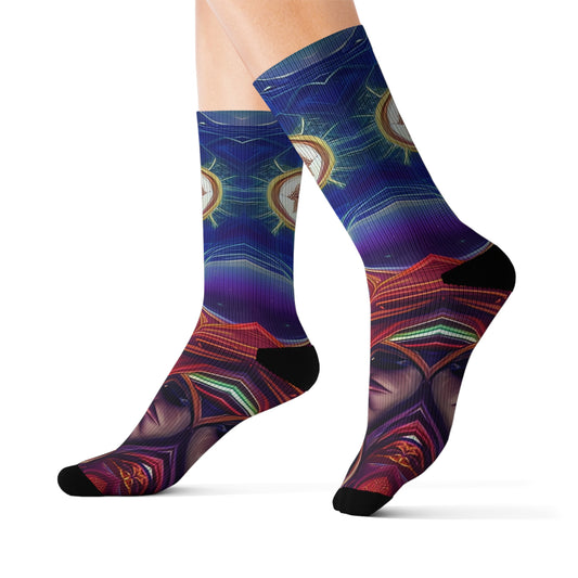 'Captain Power' Sublimation Socks