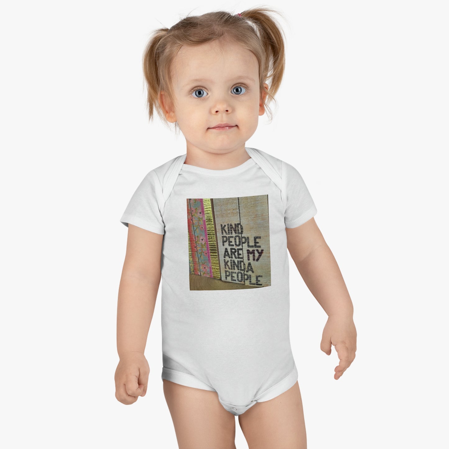 'Kind People' Baby Short Sleeve Onesie®