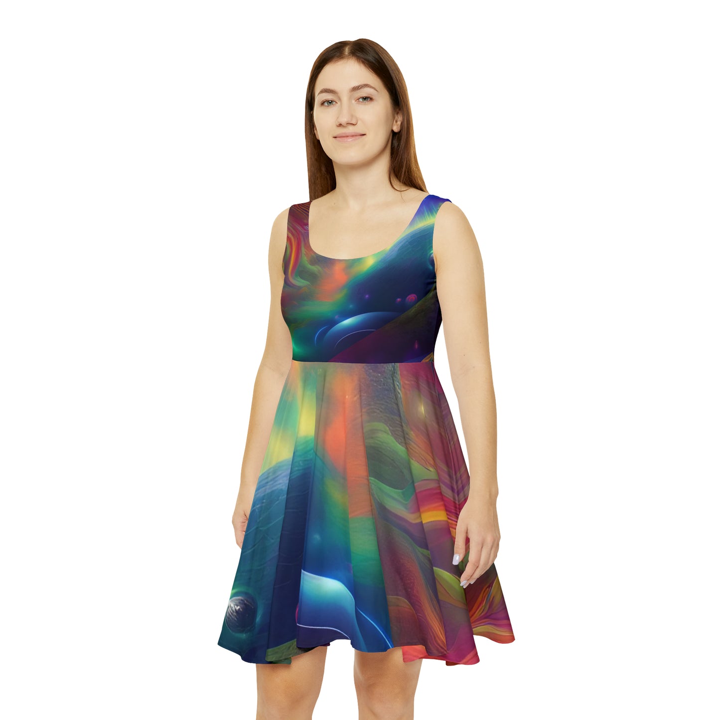 'Pillars of Creation' Women's Skater Dress (AOP)