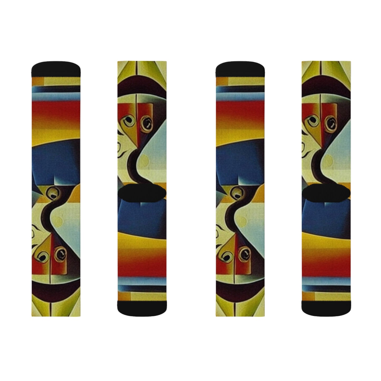 'Abstract Life' Sublimation Socks