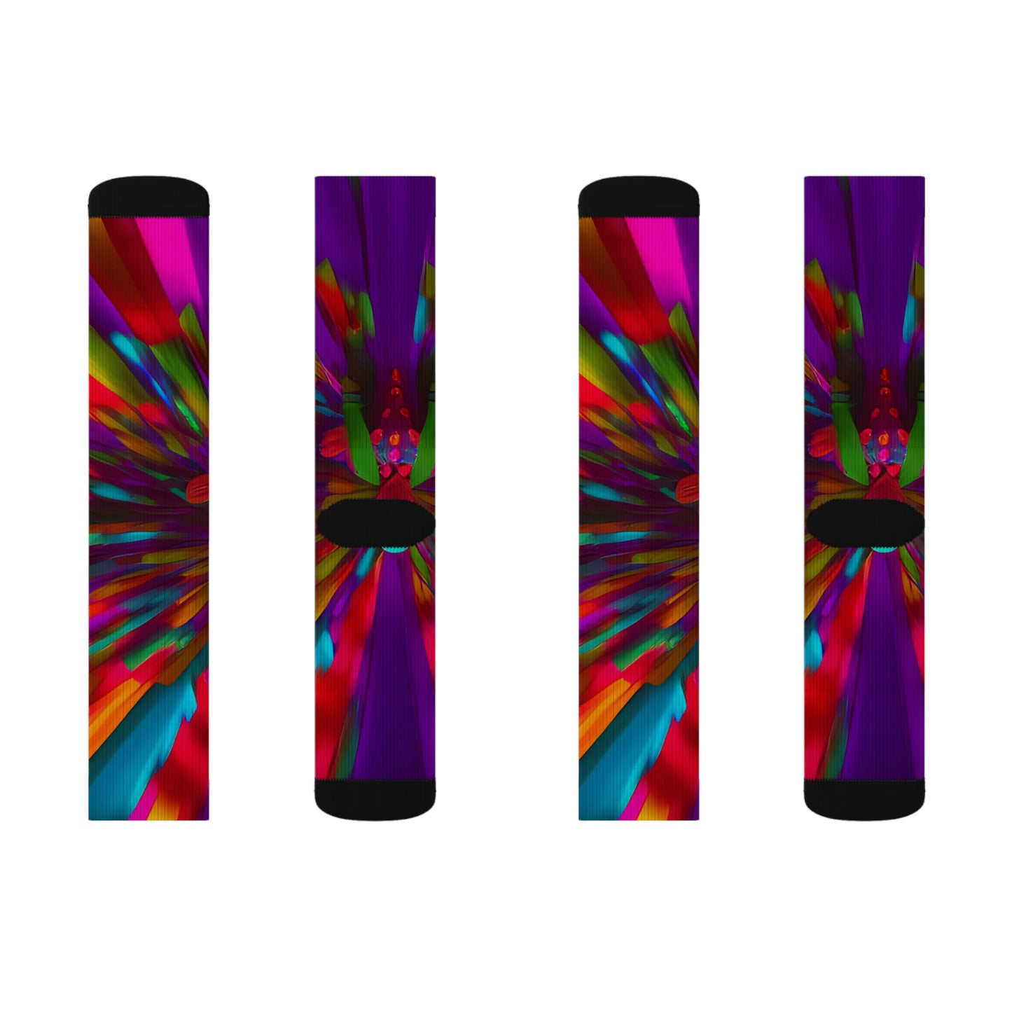 'Warped' Sublimation Socks