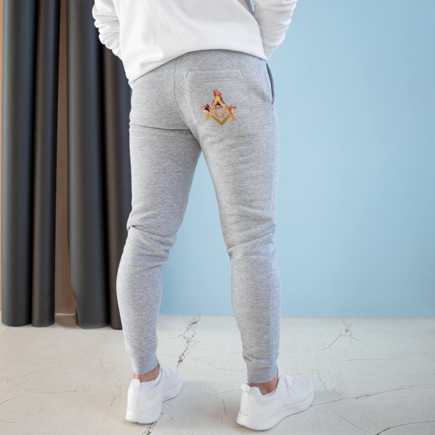 'Freemason Fire' Unisex Fleece Joggers