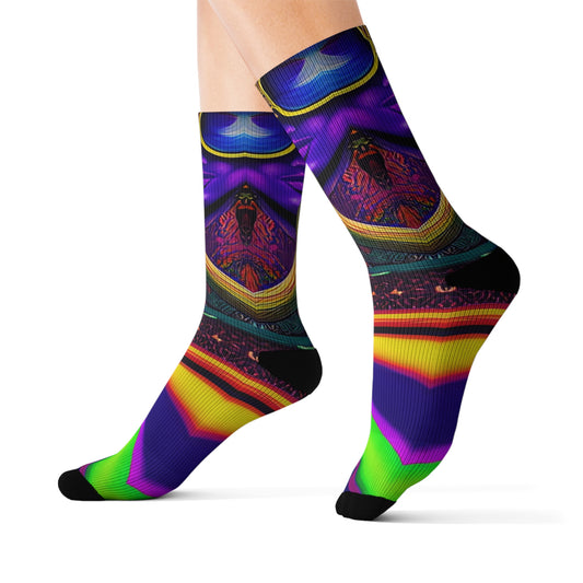 'Chill Vibes' Sublimation Socks