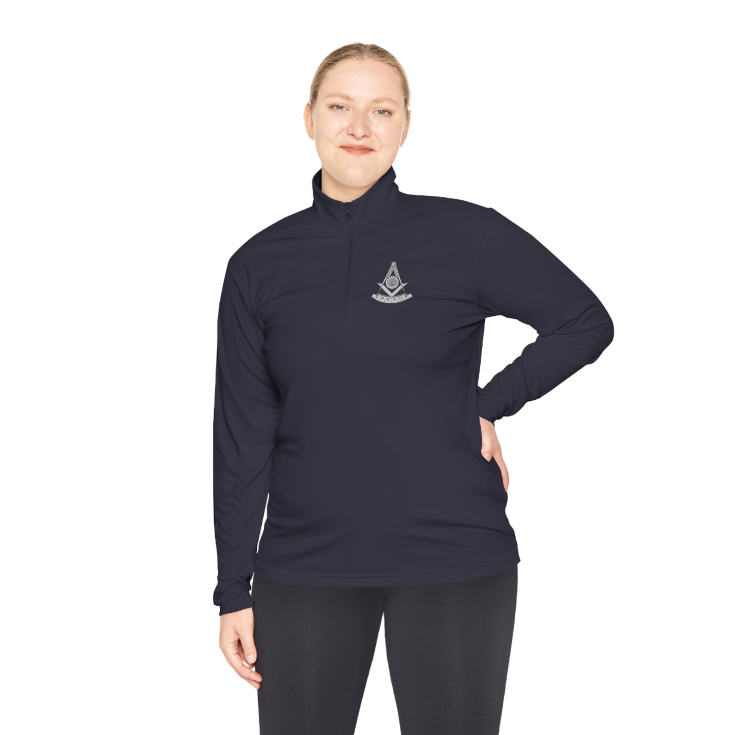 'Pastmaster Freemason' Unisex Quarter-Zip Pullover
