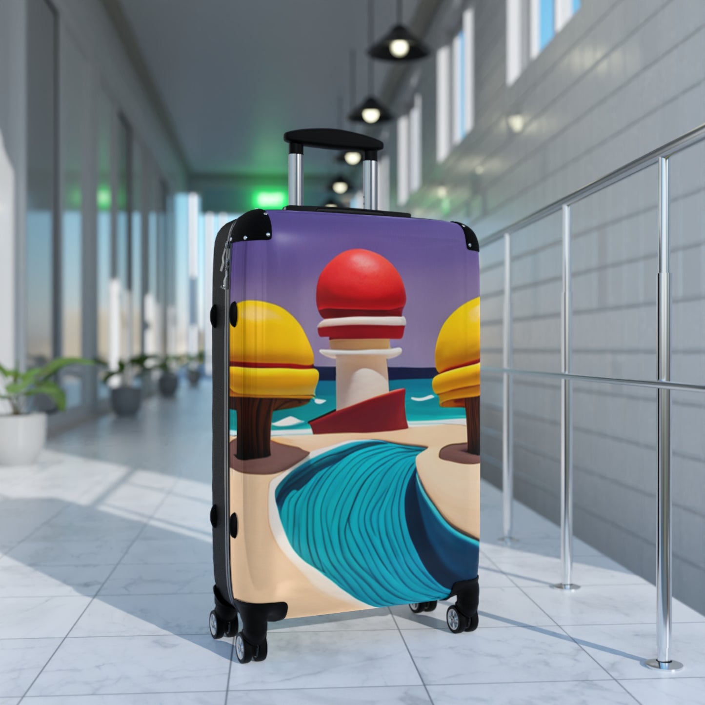 "Ajacent Splash" Suitcase