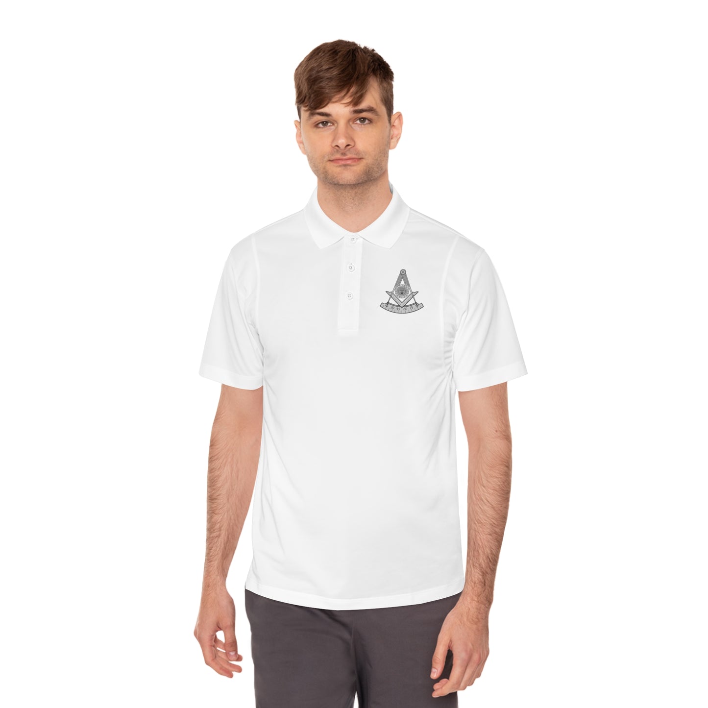 'Pastmaster Freemason' Men's Sport Polo Shirt