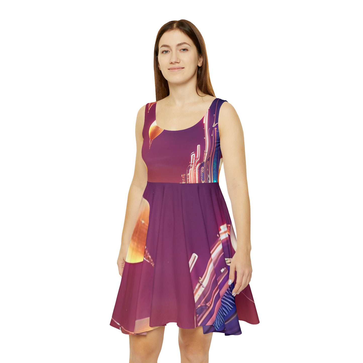 'Dream Land' Women's Skater Dress (AOP)