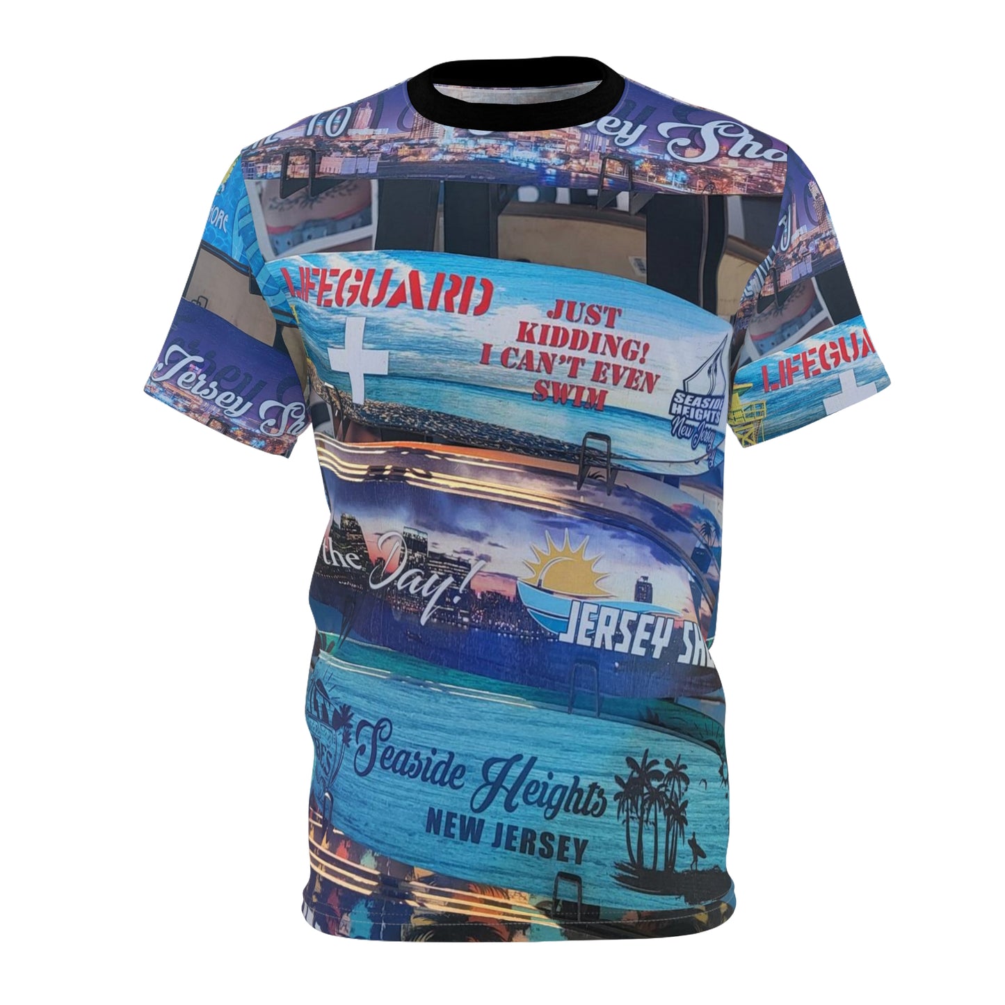 'NJ Shore' Unisex Cut & Sew Tee (AOP)