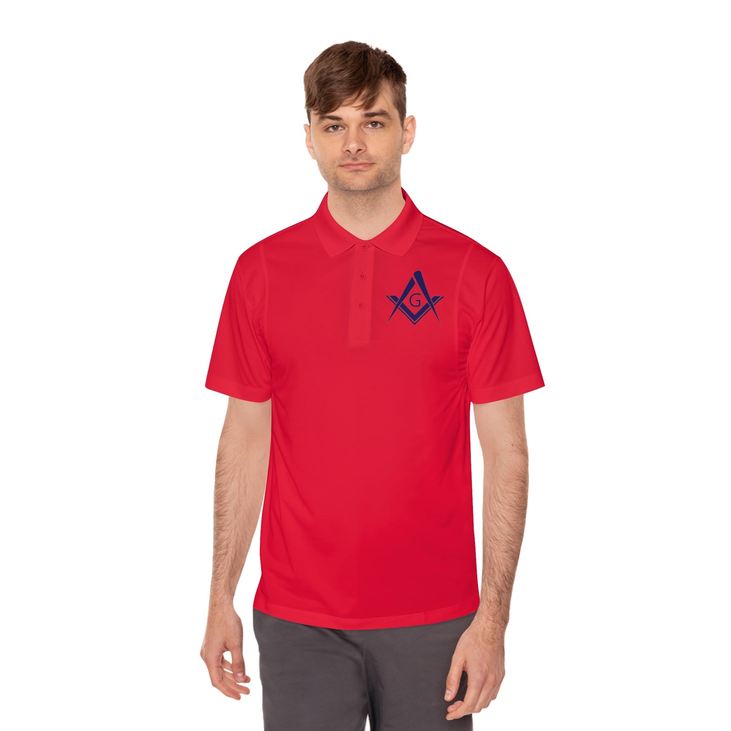 'Freemason' Men's Sport Polo Shirt