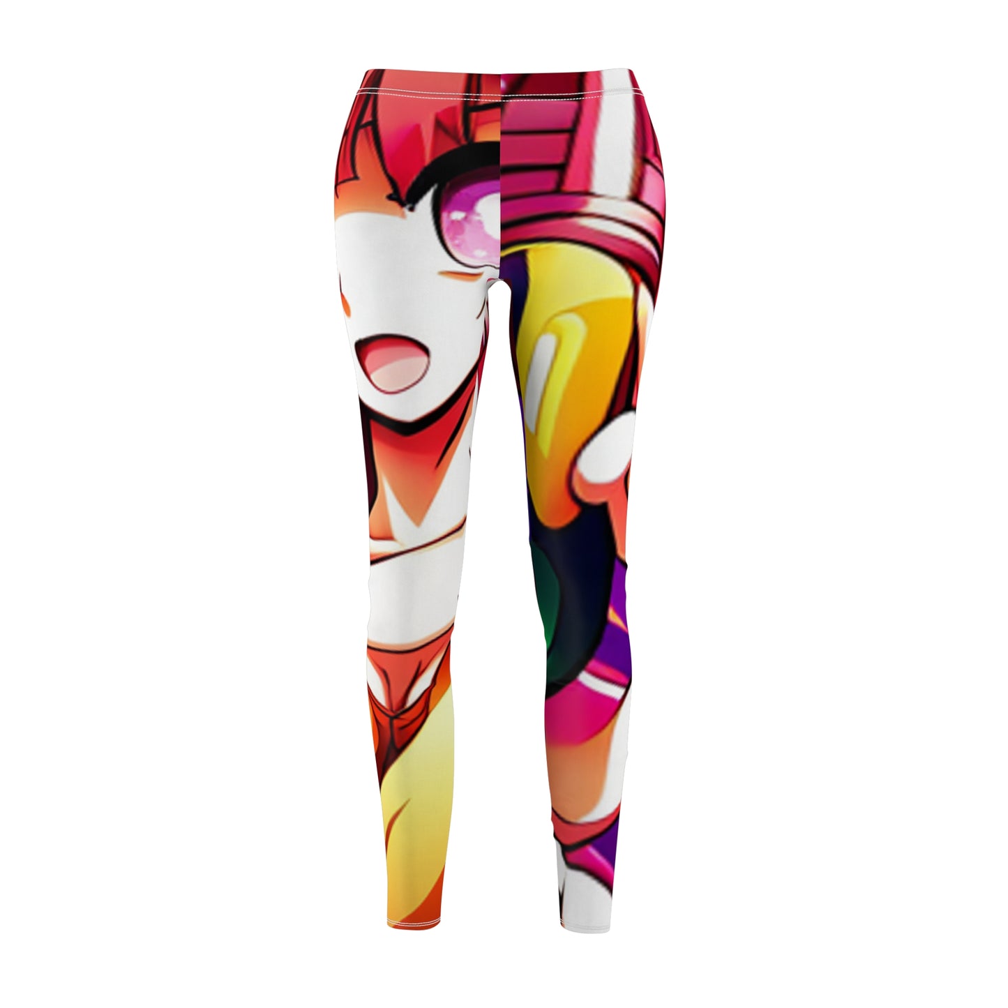 Pinku Kawa Kirei Anime Leggings (AOP)