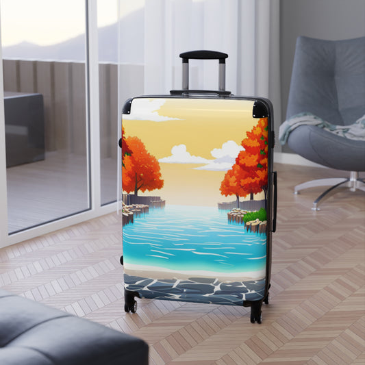 "Apricot Trees" Suitcase