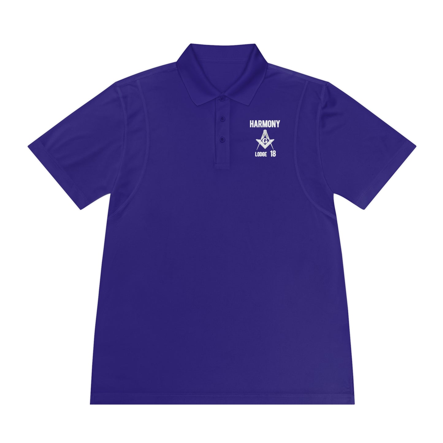 'Harmony Lodge 18' Men's Sport Polo Shirt