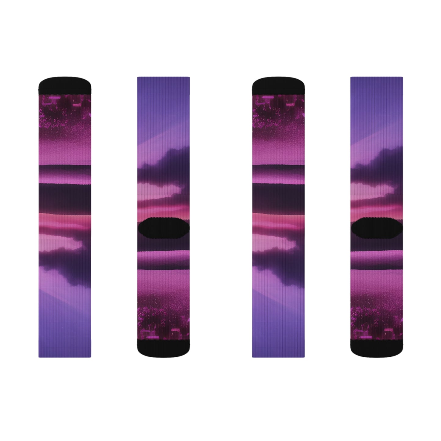 'Purple Power' Sublimation Socks