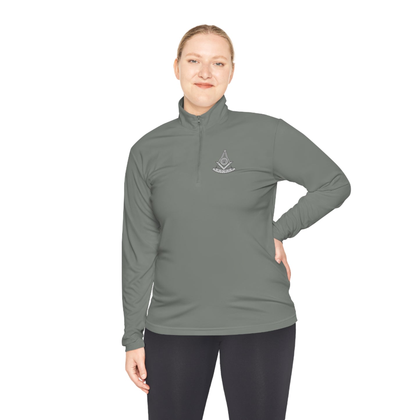 'Pastmaster Freemason' Unisex Quarter-Zip Pullover