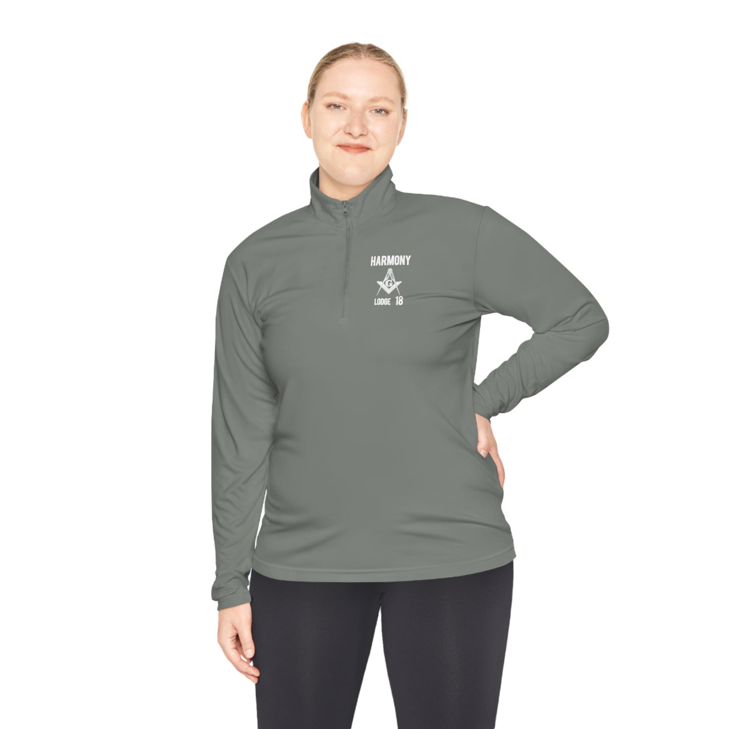 'Harmony lodge 18 Pull Over' Unisex Quarter-Zip Pullover